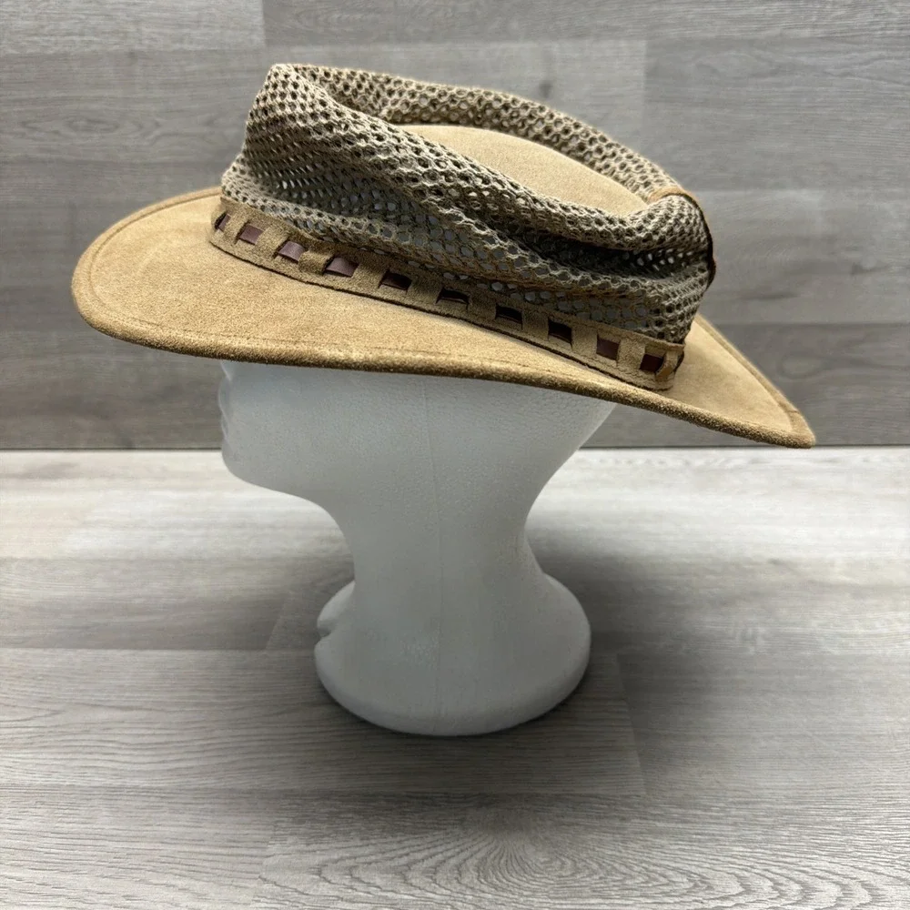 SELKE ROGUE‎ The Original Handcrafted Hat Outdoor Leather Gear Breezy Safari L